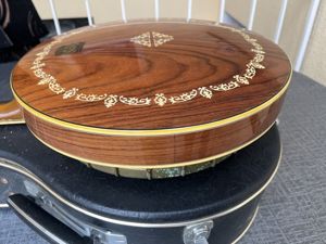  Banjo Aria II Pro schöne Holzeinlage 4 Saiten mit Koffer Bild 10