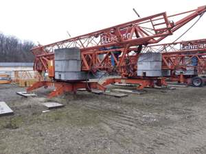 4 x Schnellmontagekrane Peiner SMK 201 + 1 Transportachse