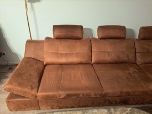 Sofa in der Farbe braun  Bild 2