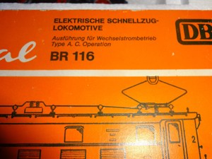 Roco H0 für Wechselstrombetrieb E-Lok BR 116   BR 132 OVP Lokomotive für AC System Bild 3