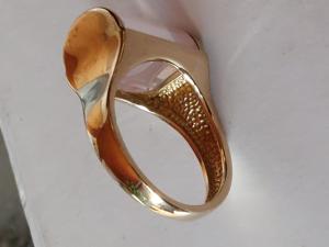 Rosenquarz Ring von Sogni d Oro, 375 GG, 9 ct, Gr. 18 (56) Bild 5