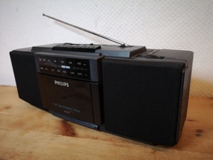 Vintage Radio Cassette Recorder Philips AQ5040 Baujahr 1993