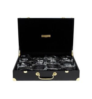 ARMAND DE BRIGNAC X10 Glasses With Presentation Case. Rare Champagne Flutes. Bild 1