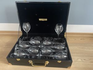 ARMAND DE BRIGNAC X10 Glasses With Presentation Case. Rare Champagne Flutes. Bild 2