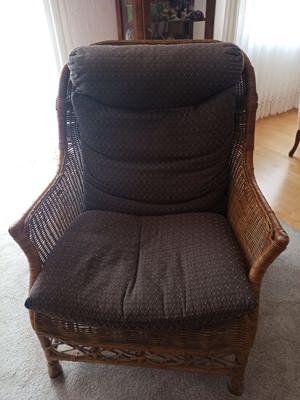 Rattansessel Bild 2