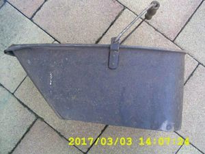 Antiker alter Kohlenkasten Kohlenschütte Kohleneimer Kohlenkiste Kohle Ascheschippe Schürhaken Bild 6