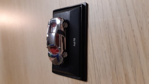 Miniatur AUDI R8 Silber Modellauto Bild 1