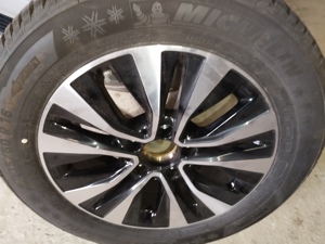 Michelin M+S Reifen auf Alufelgen - wie neu  Bild 8