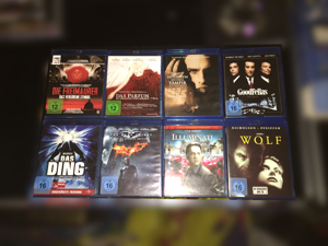 BluRay Filme 8 Stück