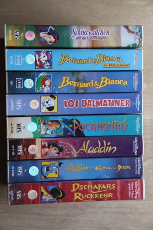 Disney Kinderfilme VHS 8 Stück mit Hologramm, selten Bild 3