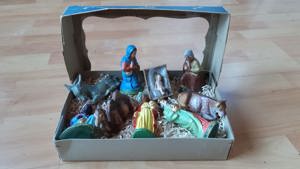 SATZ: marolin papiermache-krippenfiguren(12er) aus nichtraucher-haushaltsauflösung Bild 2