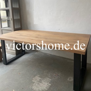 Eichentisch Esstisch Hartholztisch massiv Eiche 5 cm Küchentisch 200x100xH78cm in Starnberg NEU Bild 1