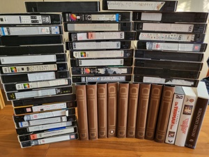 VHS Videorecorder + Kassetten mit FB Bild 7