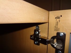 Ikea Wohnwand besta vegby buche, 2 teilig Kommode, Vitrinenschrank,  B 240 cm Bild 7