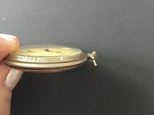 Original ALPINA Taschenuhr, 900 Silber, vor 1930  Bild 4