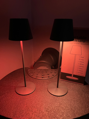 LED Dimmbare Akku Tischlampe Tischleuchte Camping neu Bild 7