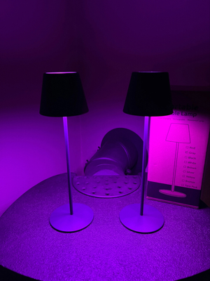 LED Dimmbare Akku Tischlampe Tischleuchte Camping neu Bild 6