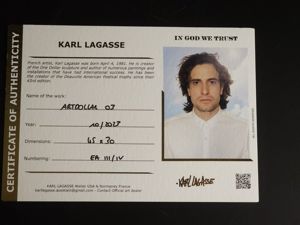  Karl Lagasse (1981) Original - ArtDollar 03 - Sign.   Limit. III IV weltweit  Bild 7