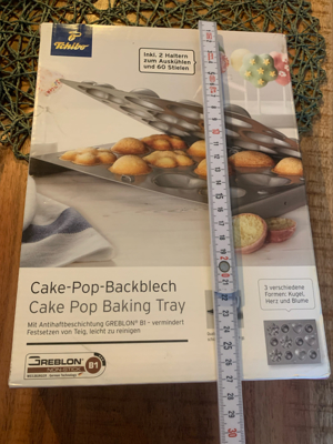 Cake-Pop-Backblech NAGELNEU und OVP Bild 3