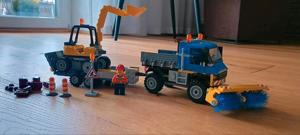 Lego City 60152 Bagger , Anhänger, Kehrmaschine Bild 2