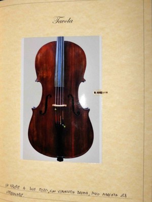 Italian cello c1850 COA