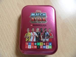 Match Attax Karten tin box Blechdosen für Sammelkarten leer 2 Stück Bundesliga Bild 5