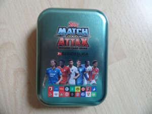 Match Attax Karten tin box Blechdosen für Sammelkarten leer 2 Stück Bundesliga Bild 4