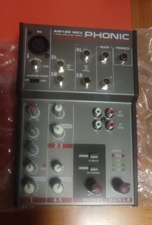 PHONIC AM120 MK II Stereo Kompakt Mixer Bild 1