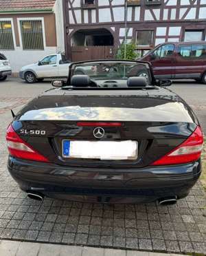 Mercedes-Benz SL 500 7G-TRONIC schwarz/schwarz Top Zustand Bild 2