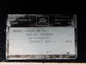  PEAVEY MARK IV Series Head 400 BH - Bass Amp - plus Fußschalter plus Manual Bild 9