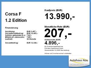 Opel Corsa F 1.2 Edition inkl. Inspektionspaket BigDeal! Bild 5