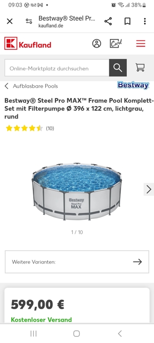 Bestway Pool zu verkaufen,  Bild 2