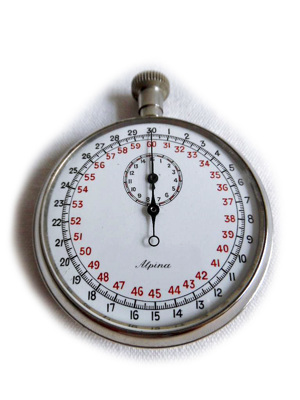 Seltene Stoppuhr von Alpina