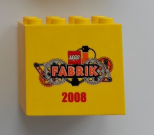 Lego Legoland Fabrik 2008 Stein Gelb Sonderbaustein Sammlerstück Sammlerstein (1)