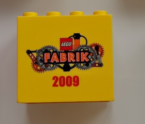 Lego Legoland Fabrik 2009 Stein Gelb Sonderbaustein Sammlerstück Sammlerstein