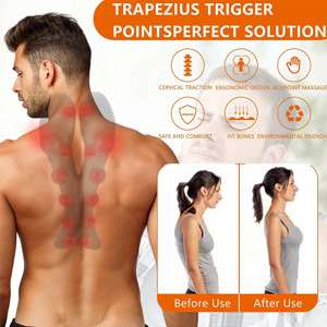 Akupressur Massagegerät für Kopf Schulter Nacken Wirbelsäule gegen Fehlhaltung und zur Entspannung Bild 3