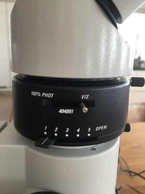 Leica Mikroskop Wild M8 mit Fototubus HU 404891 für M-Serie+PCL300 Standard Bild 6