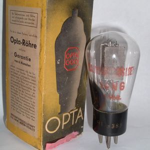 Loewe Opta 14NG, Elektronenröhre.