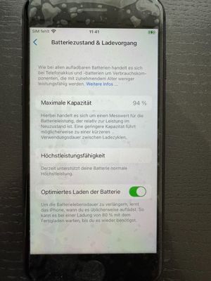 Apple iPhone 8er + 6er 64GB Space Gray Handy, 1A-Top-Zustand, Telefon Bild 3