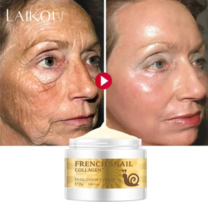Anti Falten Gesichtscreme Schnecken Creme mit Collagen und Hyaluron Feuchtigkeitscreme Glatte Haut Bild 2