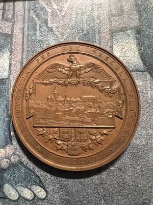  Brandenburg-Preussen Bronze-Medaille 1855 Friedrich Wilhelm IV. 1840-1861. Rar! Bild 2