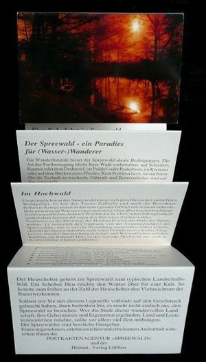 Spreewald - älteres Leporello mit 9 farbigen Ansichten Bild 3