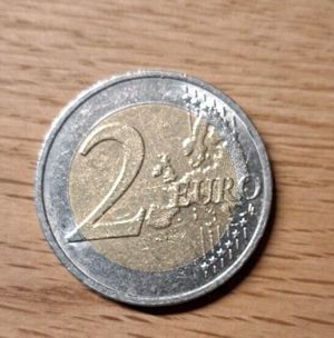 2  Euro-Münze Hessen 2015 D, "Frankfurter Paulskirche"    -Fehlprägung-