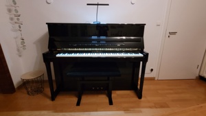 Schwarzes Schimmel Klavier    Modell 119 Bild 1
