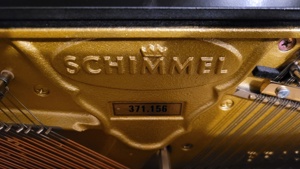 Schwarzes Schimmel Klavier    Modell 119 Bild 8