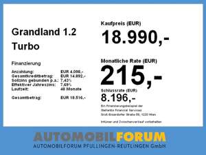 Opel Grandland 1.2 Turbo  2020 FLA LED AkustikGlas Bild 4