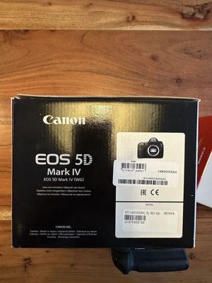  canon eos 5d mark iv inkl. Batteriegriff Canon BG-E20 Bild 5
