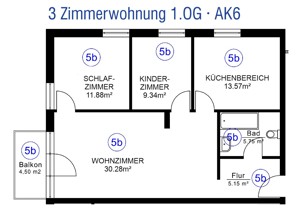 3 Zimmerwohnung in 73630 Remshalden-Geradstetten zu vermieten Bild 1
