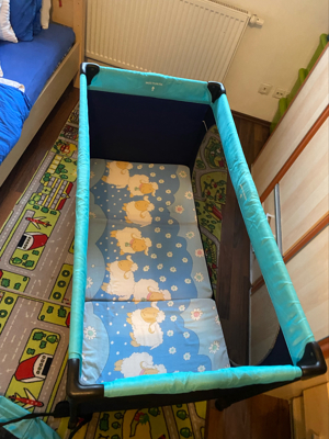Reisebett von Hauch mit Matratze Kinderbett Bild 3