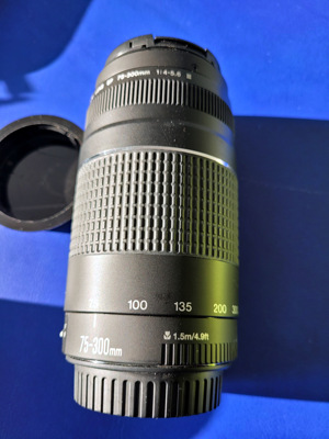 Verkaufe Zoom Canon Objektiv 75-300 III Bild 1